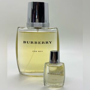 Burberry for men large size eau de toilette with rare mini